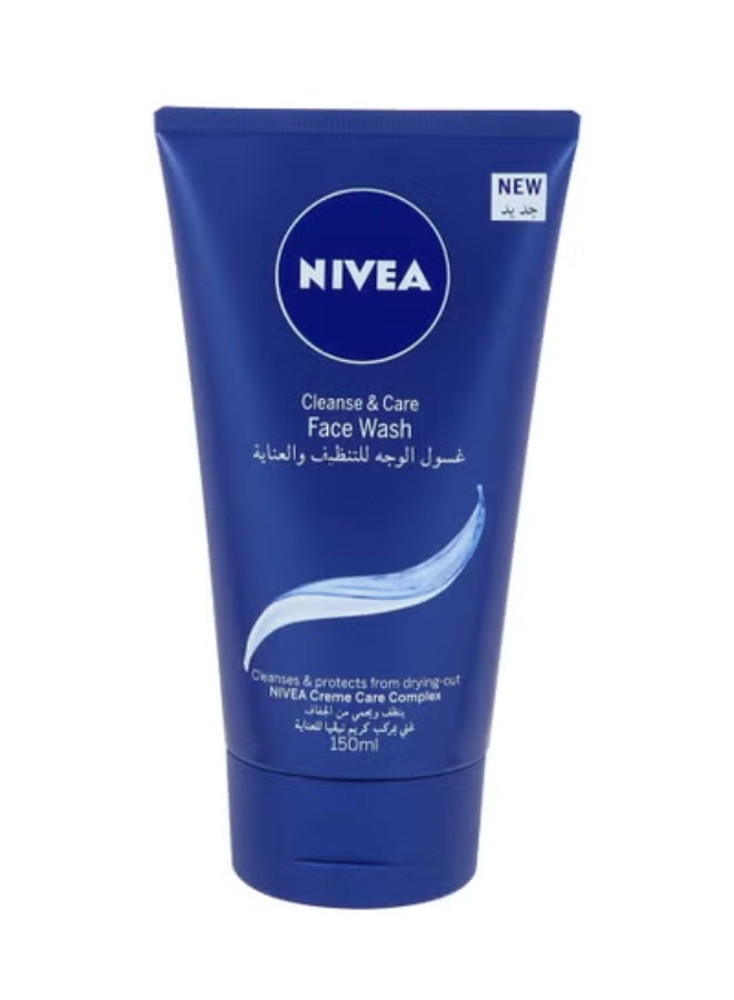 غسول الوجه نيفيا كلينس آند كير 150 مل